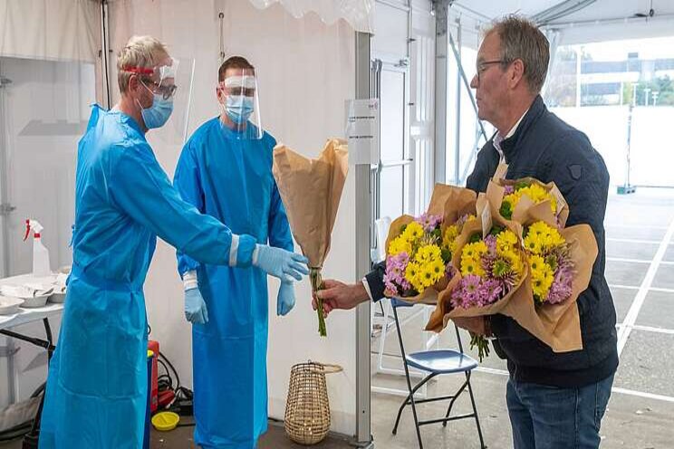 Veel waardering voor actie chrysantenkwekers